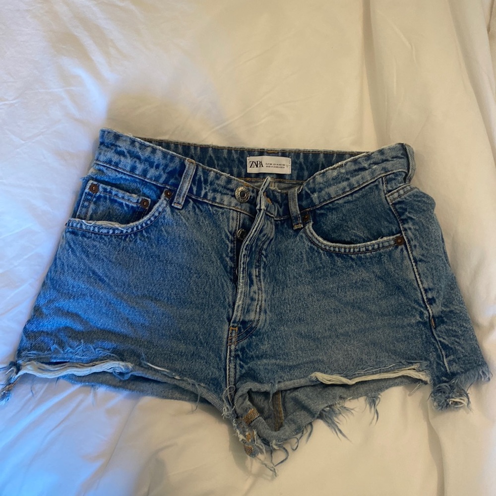 Zara denim shorts